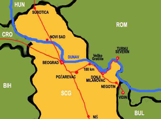 mapa srbije lepenski vir INFORMACIJE mapa srbije lepenski vir